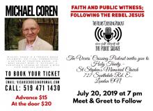 Michael Coren at Holy Trinity St. Stephens Memorial Church