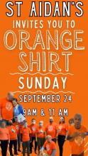 Orange Shirt Sunday - Sep 24, 2023