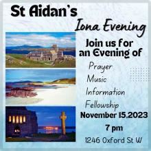 St Aidan's Iona Evening